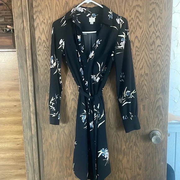 New day long sleeve MIDI Floral Dress‎ XS - Picture 1 of 4
